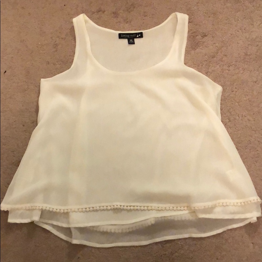 Off-white tank